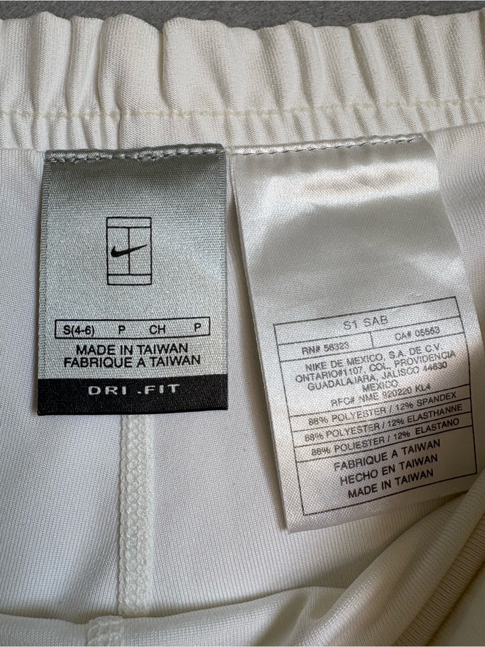 Nike White Athletic Tennis Pickleball Skort Dri-Fit Sz S (4-6) Prep Athleisure - Picture 6 of 8